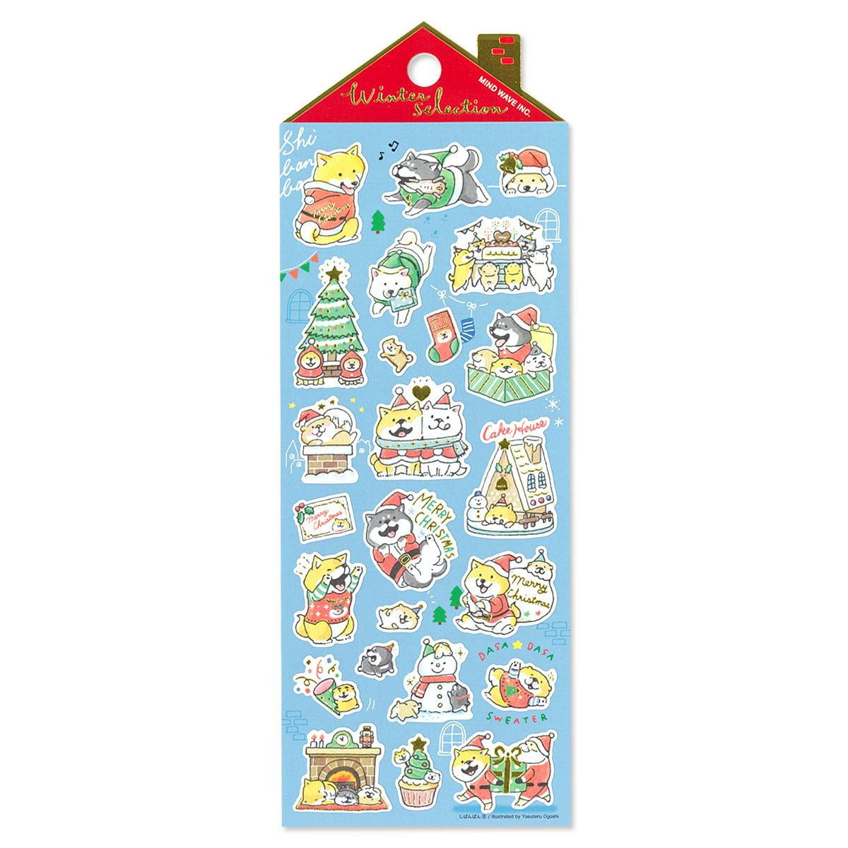 This year, the stickers will brighten up Christmas!
From popular characters to easy-to-use designs for decoration, we offer a wide variety of
variations. Enjoy ♪ a wonderful Christmas with this sticker.
• This package includes 1 sheet of sticker
• Material: Washi Cotton, Gold Hot
• Package measures approx. H202 x W93 x D1mm
• Made in Japan