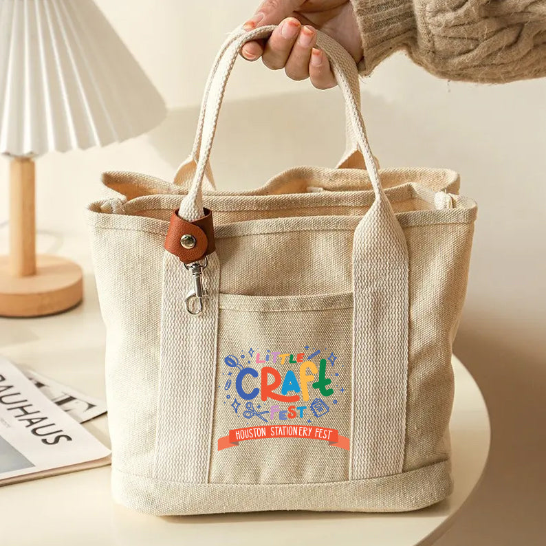 Mini Canvas Tote Bag - Little Craft Fest Exclusive