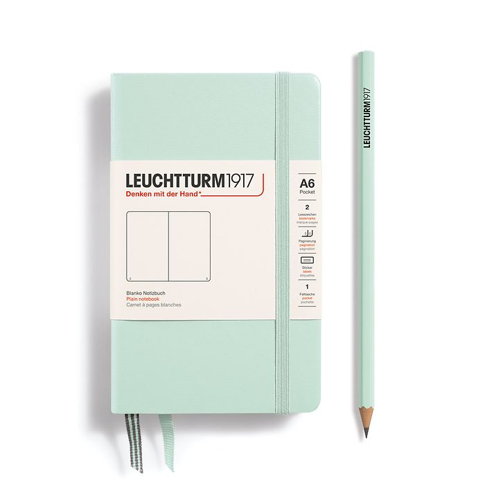 Leuchtturm1917 Mint Hardcover Pocket Notebook A6