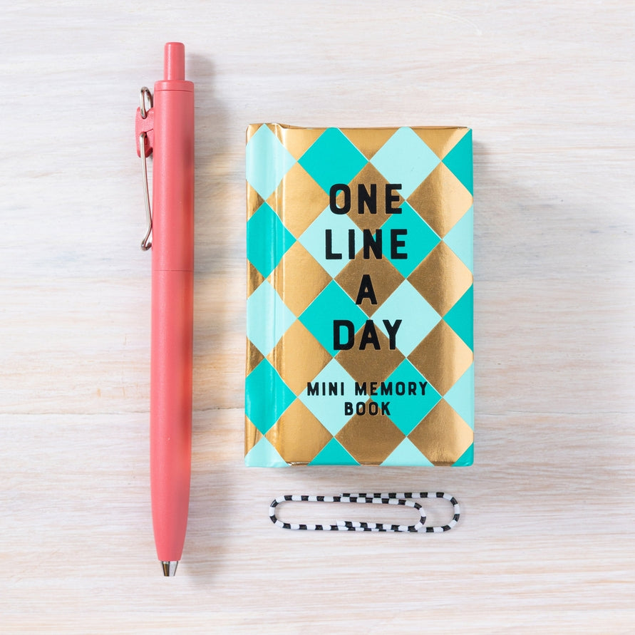 This keepsake mini memory book invites you to record a single line once a day over the course of a year. Adorable and perfectly sized to fit in a backpack or pocket, or tuck into a display of favorite collectibles, this journal takes just a moment to fill in but collects a year’s worth of memories. More than a daily diary, this is a uniquely rewarding, screen-free activity that fosters mindfulness and gratitude for the moments worth savoring.