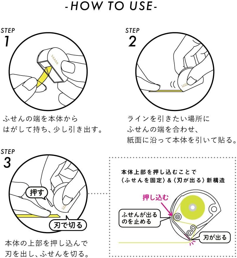 Mizutama Highlighter Tape Stationery
