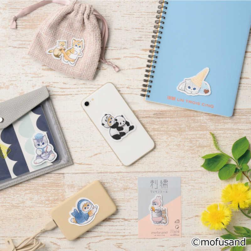 Mofusand Icecream Embroidery Iron-on Patch