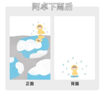 Molinta - After Rain A7 Memo Pad
Enjoy 20 sheets of this rainy day inspired memo pad to add to your writing experience!
Specifications: 80mmx120mm
Material: 120g white kraft paper
Number of pages: 20