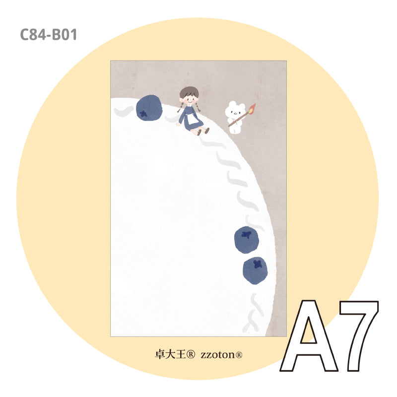 Molinta - Blueberry Cake A7 Memo Pad
Enjoy 20 sheets of this memo pad used to keep track of your daily tasks or habits to add to your journaling experience!
Specifications: 80mmx120mm
Material: 120g white kraft paper
Number of pages: 20