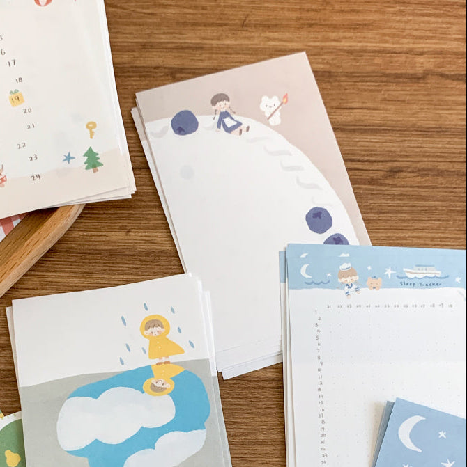 Molinta - Blueberry Cake A7 Memo Pad
Enjoy 20 sheets of this memo pad used to keep track of your daily tasks or habits to add to your journaling experience!
Specifications: 80mmx120mm
Material: 120g white kraft paper
Number of pages: 20