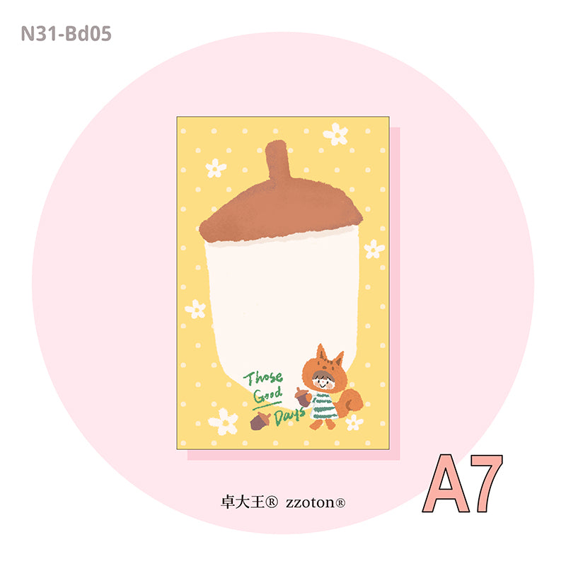 Molinta - Crayon Animal A7 Memo Sheets
Enjoy these cute memo sheets featuring different animals drawn with crayon-like art style!
Specifications: 80mmx120mm
Material: 120g cotton paper
Number of pages: 10