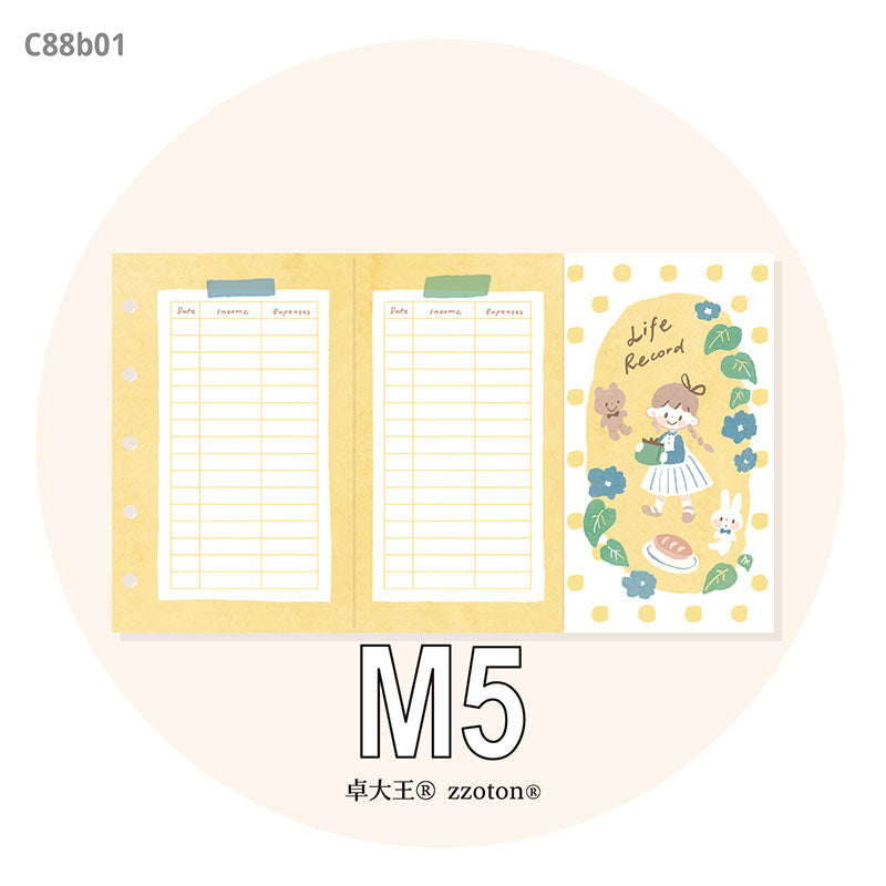 Molinta - Financial Plan M5 Tri-Fold Pages
Track all your expenses and savings with these tri-fold inserts to reach your financial goals!
Specifications: 183mmx105mm
Material: 120g white craft
Number of pages: 10