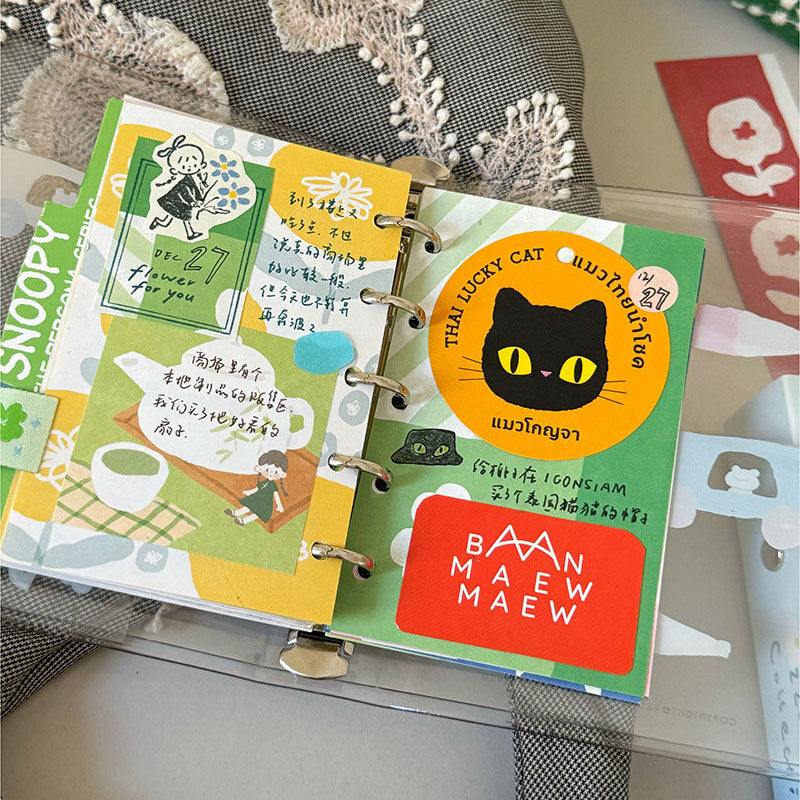 Molinta Binder - Pencil Car
Cute, compact, and wonderfully portable — the Pencil Car Binder is designed to make everyday planning feel fun and easy. An elastic closure keeps everything secure, and the included pencil car keychain adds an extra touch of charm that makes this binder feel like a tiny traveling companion.
This binder is built in the M5 size, making it wonderfully portable — easy to slip into bags, pouches, or carry on the go.
Specifications:
M5: 95mm x 128mm, 5 rings
Inserts not incl