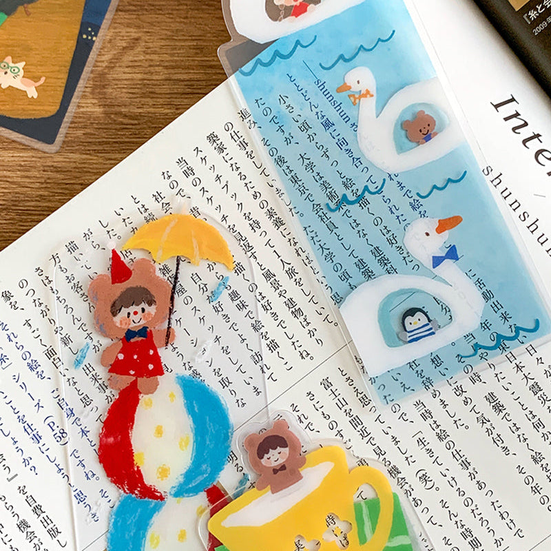 Add a whimsical addition to your planner, binder, or everyday notes throughout the year with these bookmarks or page dividers from Molinta. Section out your entries, dedicate a spot to something you want to remember, or even create some washi samples with these different bookmarks!
Specifications: 50mmx130mm
Material: PVC