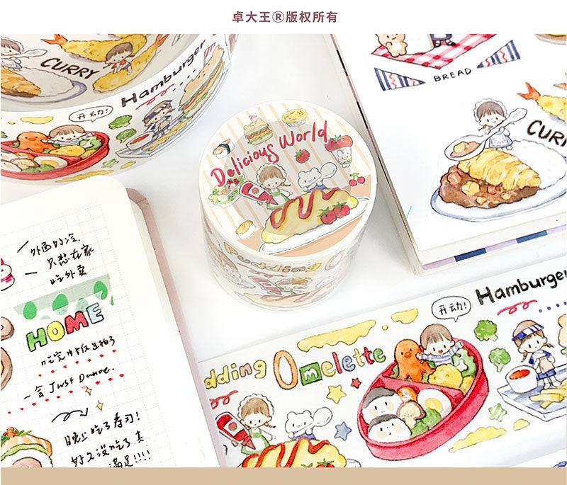 Molinta Delicious World Washi Tapes Sticker Roll