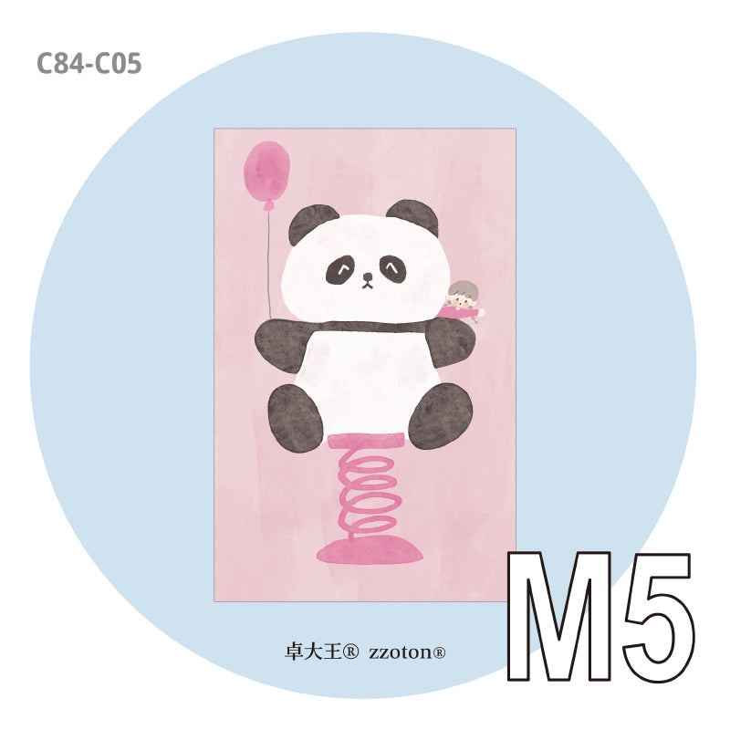 Molinta M5 Memo Paper - Spring Panda
Featuring an adorable panda enjoying the spring season, this memo pad adds a gentle, cheerful touch to planners, scrapbooks, letters, and everyday notes.
Specifications: 67mm x 105mm
Double-sided
Material: 120g white kraft paper
Number of pages: 20