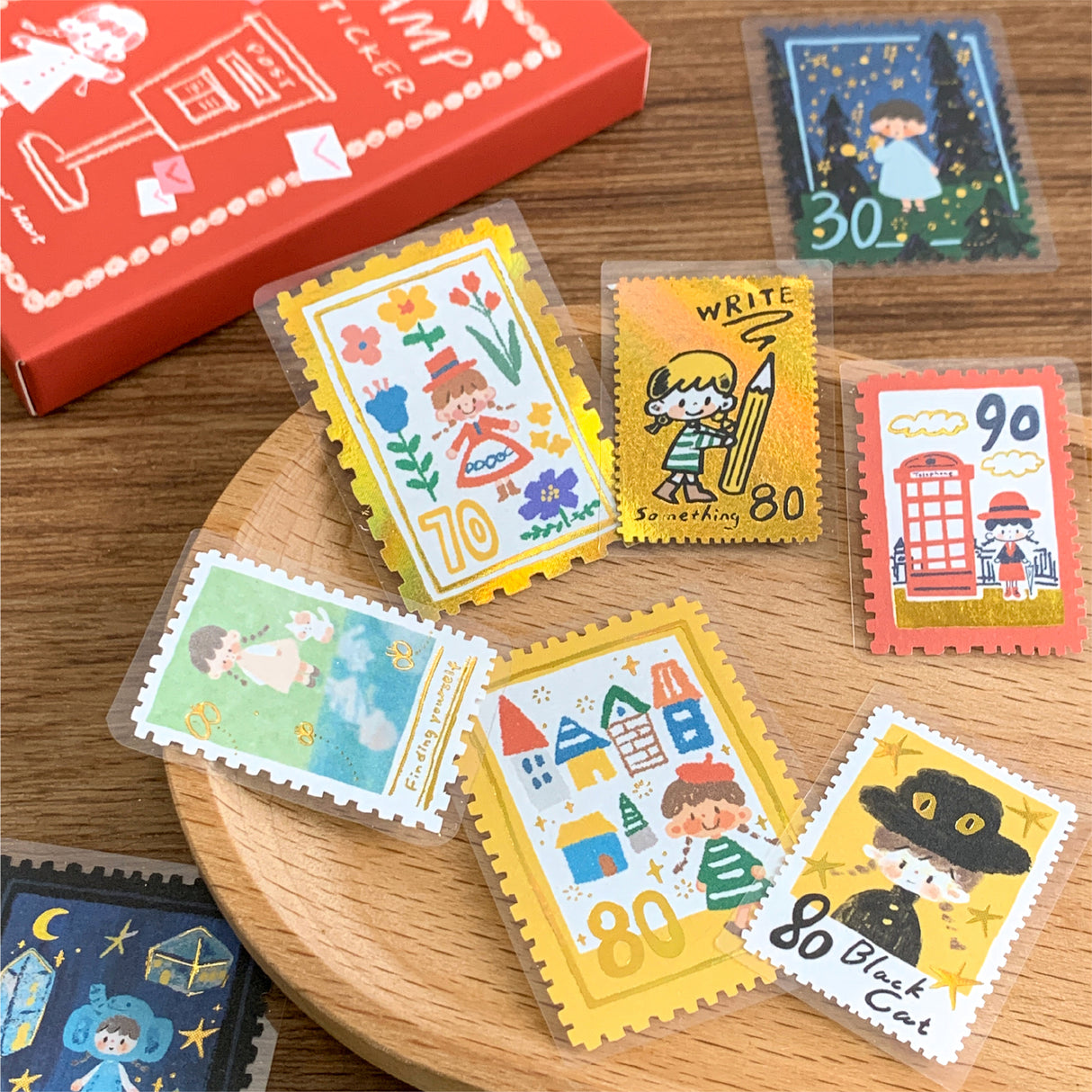 Molinta Postage Stamp Sticker Pack
Add a charming, vintage‑inspired touch to your journaling and crafting with these sticker packs. Designed to look like tiny collectible stamps, each one features delicate illustrations and foil accents that make every piece feel special. Whether you’re decorating planner spreads, pen‑pal letters, scrapbooks, or gift tags, these stickers bring a nostalgic, travel‑themed aesthetic to any project.
Red box - Gold foil
Blue box - Silver foil
Each box includes 30 total sticker