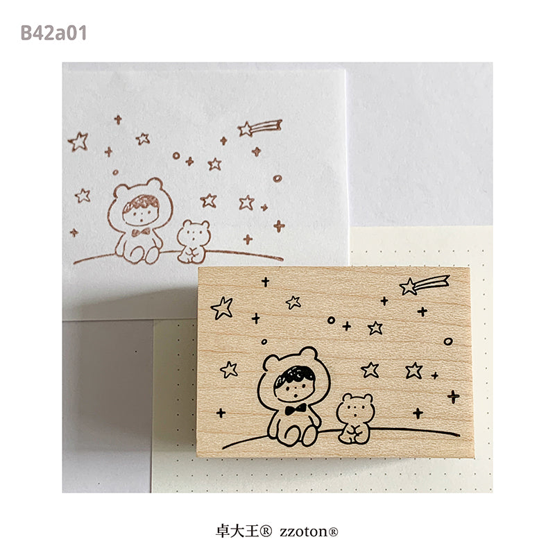 Molinta Rubber Stamp - Stargazing
Soft, expressive, and perfect for adding gentle detail to your creative projects — this stamp brings a beautifully illustrated night‑sky charm touch to journals, planners, cards, and scrapbooking layouts. The Bouquet stamp pairs beautifully with other Molinta motifs, making it easy to create cohesive, expressive layouts.
50mm x 35mm
Includes 1 stamp