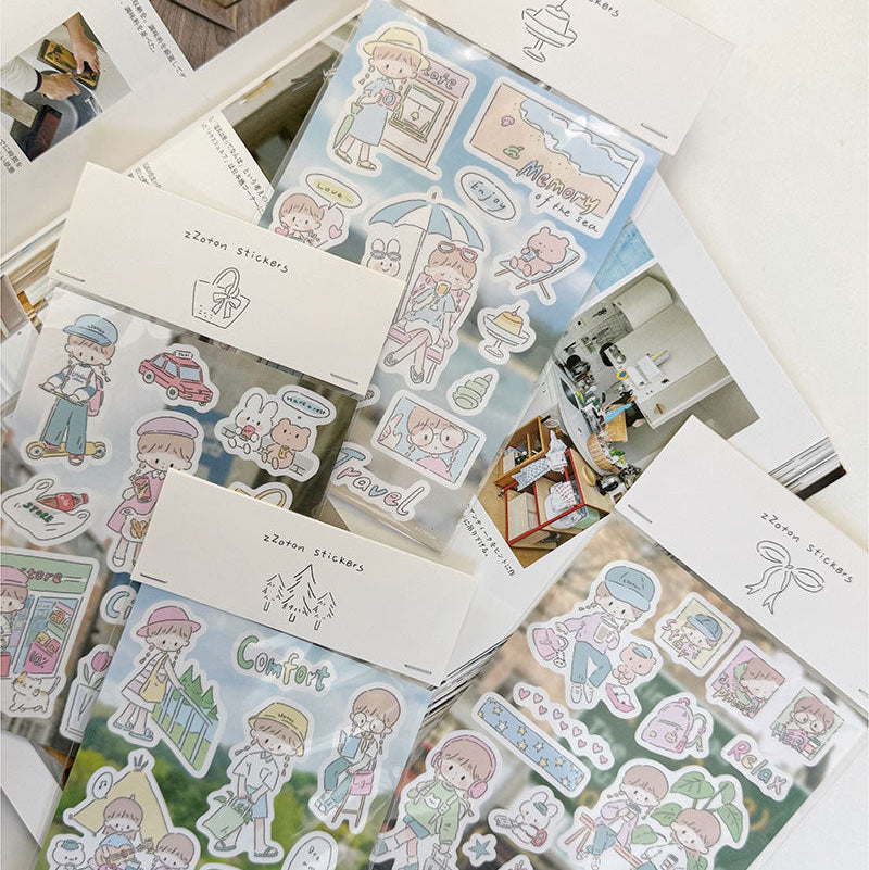 Molinta Sticker Sheet - Seaside Memories
Featuring adorable illustrations in Molinta’s signature whimsical style, these stickers are perfect for decorating planners, journals, scrapbooks, and happy mail.
105x148mm
Material: PVC or PET
Includes 1 sticker sheet
Featuring adorable illustrations in Molinta’s signature whimsical style, these stickers are perfect for decorating planners, journals, scrapbooks, and happy mail.
105x148mm
Material: PVC or PET
Includes 1 sticker sheet