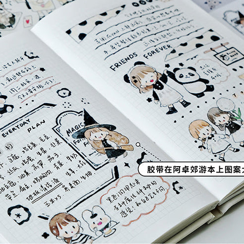 Molinta Sticker Sheet - Black
Celebrate your love for black with this charming Molinta sticker sheet. Featuring adorable illustrations in Molinta’s signature whimsical style, these stickers are perfect for decorating planners, journals, scrapbooks, and happy mail.
105x148mm
Material: Japanese Paper
Includes 2 sticker sheets