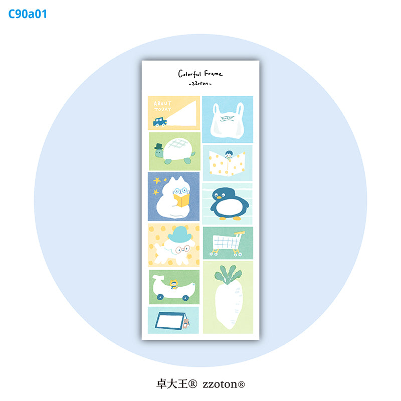 Molinta Sticker Sheet - Colorful Frames
A bright and charming way to frame your memories, decorate your planner, and add personality to any creative project. With two sheets included, you get plenty of playful frames to mix, match, and enjoy.
80x170mm
Material: Writing Paper
Includes 2 sticker sheets