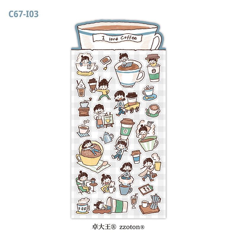 Molinta Sticker Sheet - I Love Coffee
Celebrate your love for cozy coffee moments with this charming Molinta sticker sheet. Featuring adorable illustrations in Molinta’s signature whimsical style, these stickers are perfect for decorating planners, journals, scrapbooks, and happy mail.
90x162mm
Material: PVC
Includes 1 sticker sheet
