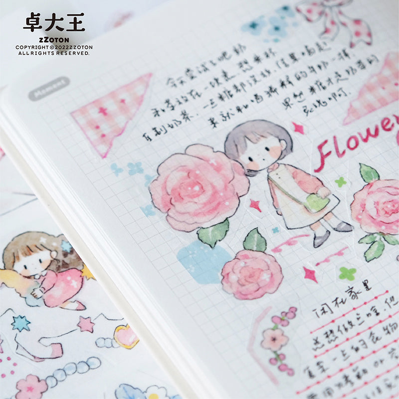 Molinta Sticker Sheet - Pink
Celebrate your love for all things pink with this charming Molinta sticker sheet. Featuring adorable illustrations in Molinta’s signature whimsical style, these stickers are perfect for decorating planners, journals, scrapbooks, and happy mail.
105x148mm
Material: Japanese Paper
Includes 2 sticker sheets