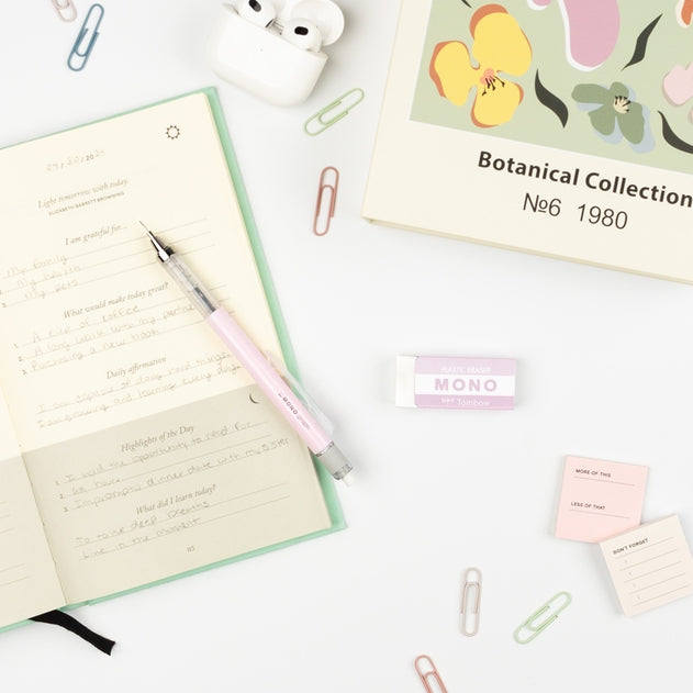 Mono Graph Mechanical Pencil + Eraser Set Lavender