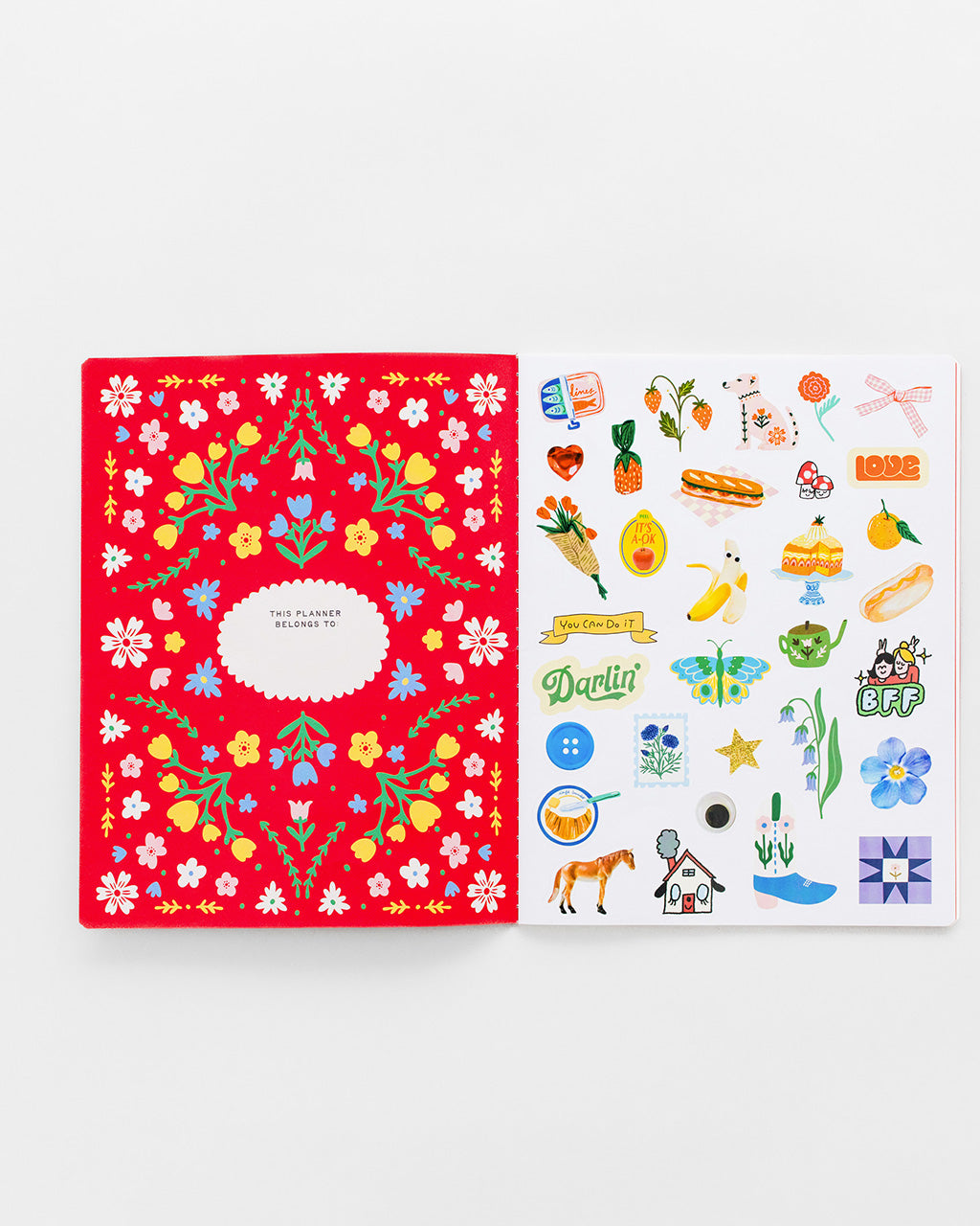 A simpler way to see the year ahead. This brand-new stitched 2027 planner features monthly calendar spreads, stickers, and notes pages, with no weekly or daily planning pages. It’s just right for keeping track of big-picture plans, important dates, and everything you want to remember from January through December 2027.