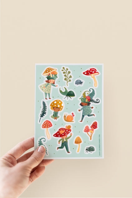 Mossy Friends Sticker Sheet