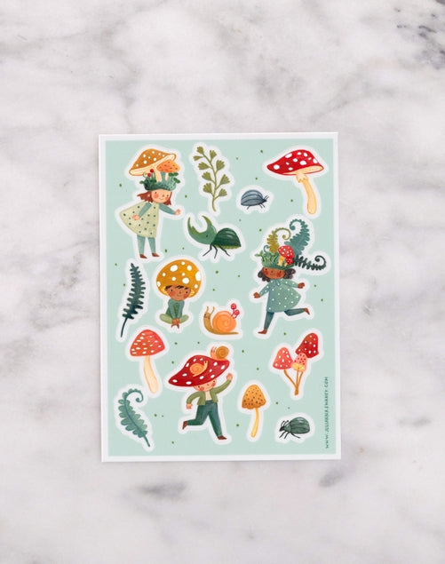 Mossy Friends Sticker Sheet