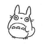 My Neighbor Totoro Rubber Stamp