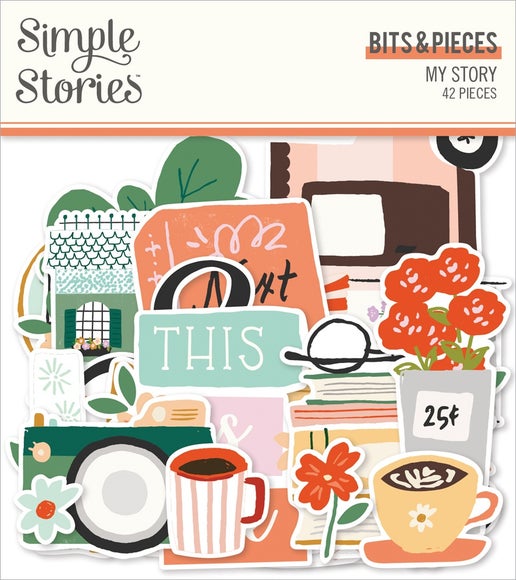 My Story Bits & Pieces Die-Cuts 42/Pkg