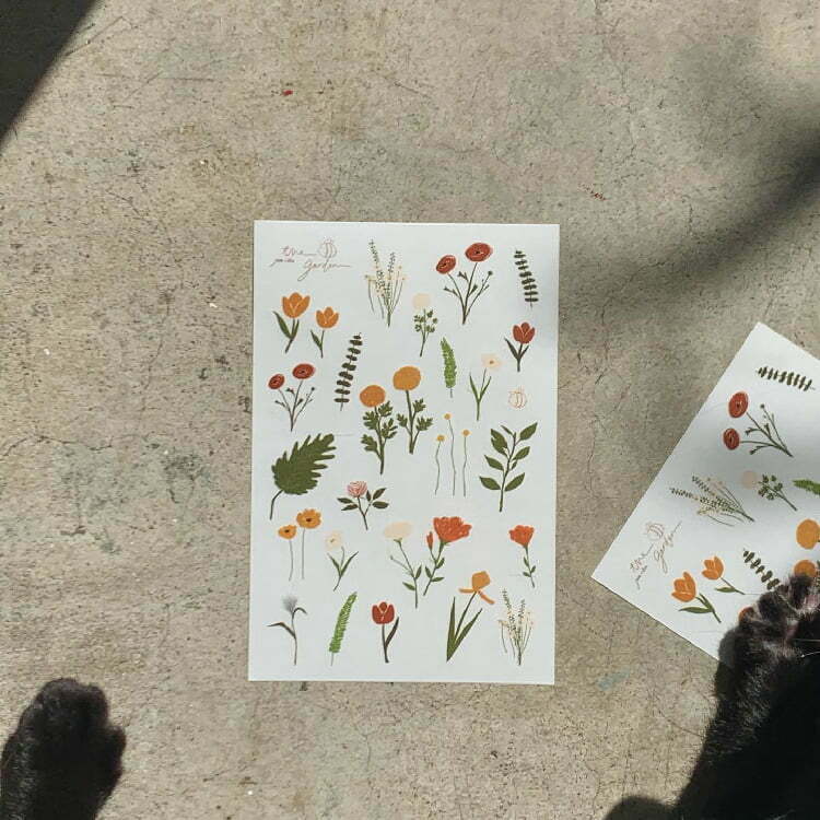 Sanaxillu Transfer Sticker - The Garden