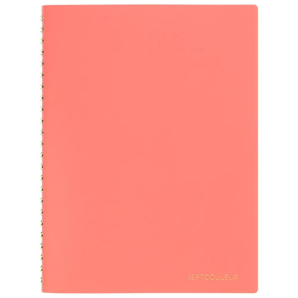 Maruman Septcouleur A5 Notebook - Spicy Coral Pink
