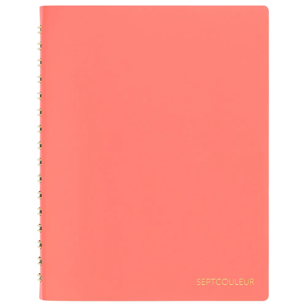 Maruman Septcouleur A6 Notebook - Spicy Coral Pink