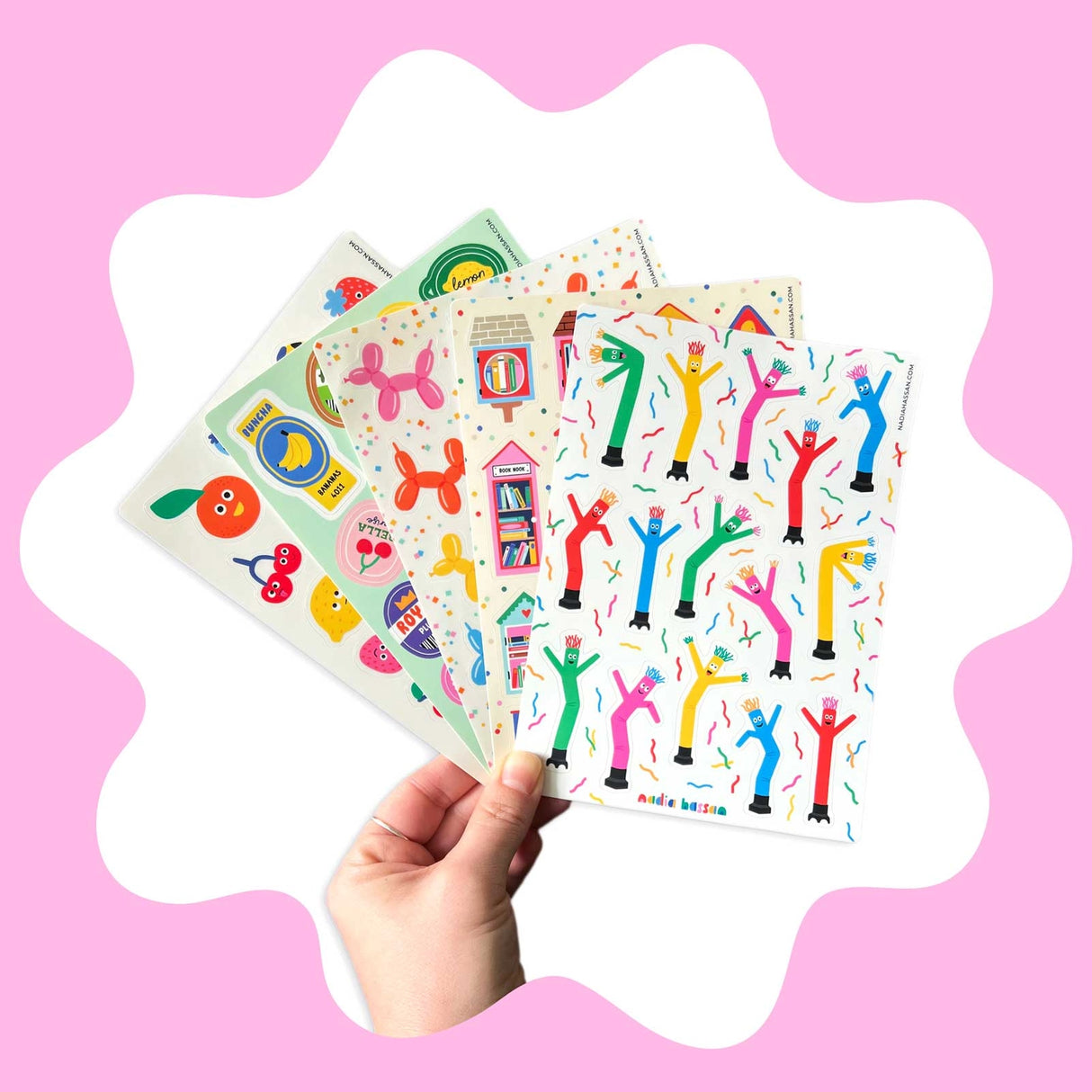 Nadia Hassan - Mix Tapes Sticker Sheet