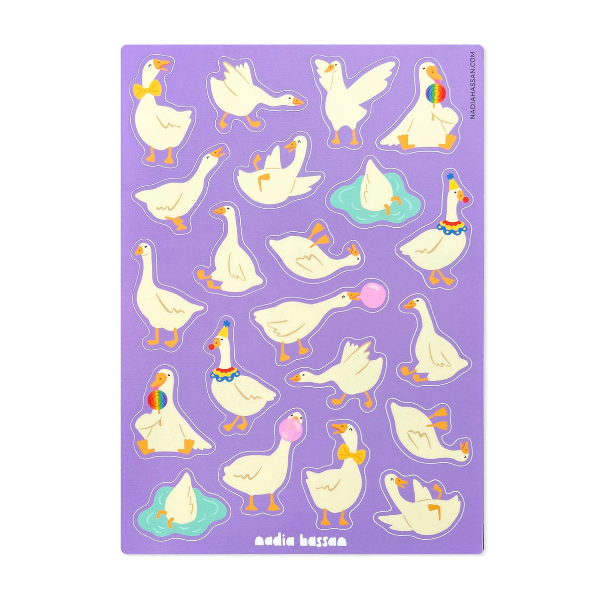 Nadia Hassan - Silly Goose Sticker Sheet