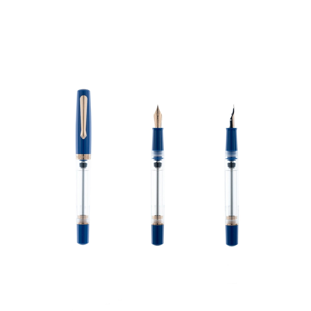 Featuring a transparent barrel with a highly efficient vacuum filling system, the Original Plus Sapphire ensures you spend less time refilling, and more time on what truly matters: Your words, your ideas, and your writing.