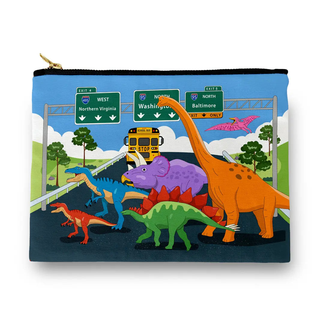 A playful, practical pouch that brings personality to your everyday organization. It’s perfect for pens, pencils, cosmetics, small accessories, or on‑the‑go essentials.
• Print on 100% Cotton
• Black Lining Inside
• Metal Zipper
• Size: 7" X 10"
• Printed on Both Sides with different graphics as shown
• Handmade with Love