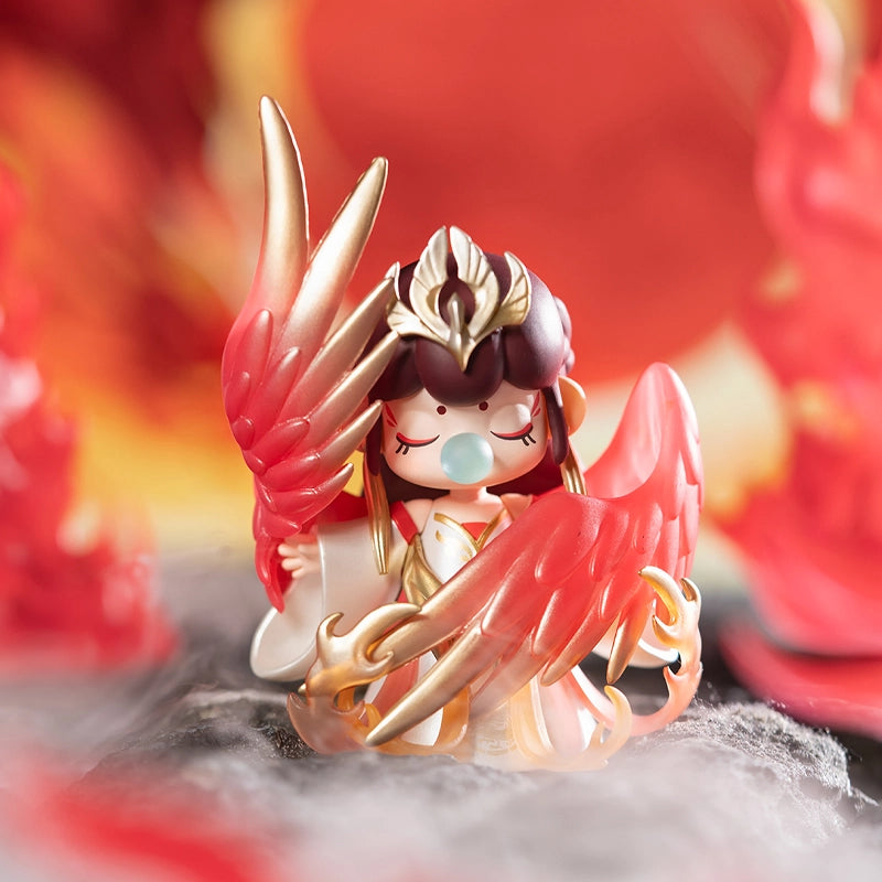 Surprise Figure Dolls: This series includes 12 different figures and 1 SECRET EDITION figure (Chang'e).
You will never know what you get until you open the box.
Material: PVC, Paper