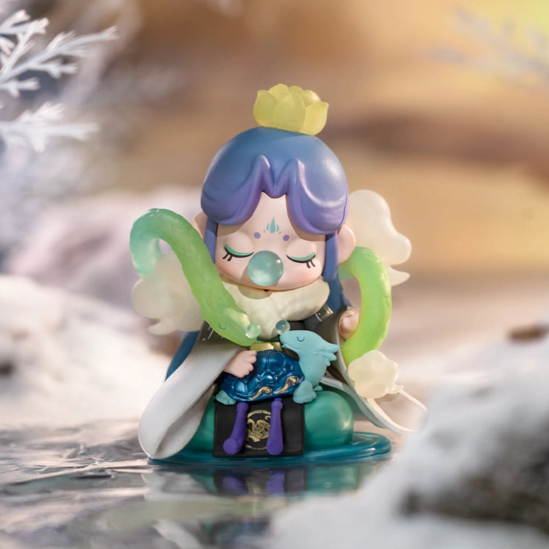 Surprise Figure Dolls: This series includes 12 different figures and 1 SECRET EDITION figure (Chang'e).
You will never know what you get until you open the box.
Material: PVC, Paper