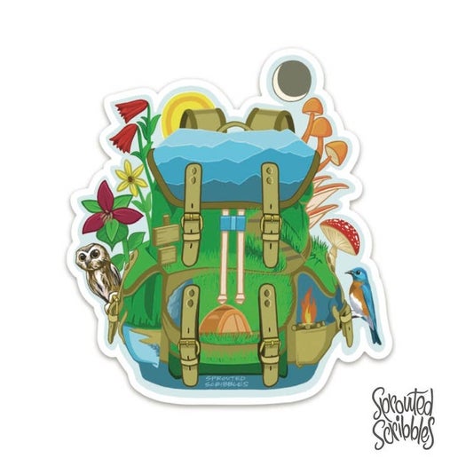 Nature Backpack Sticker