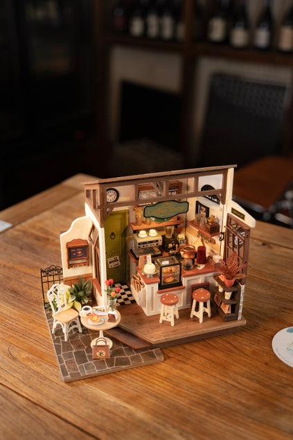 Kit de casa en miniatura para hacer tú mismo el café nº 17