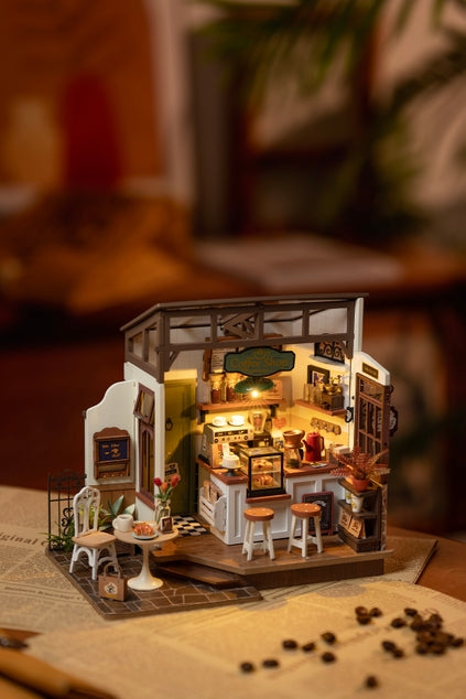 Kit de casa en miniatura para hacer tú mismo el café nº 17