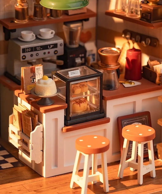 Kit de casa en miniatura para hacer tú mismo el café nº 17