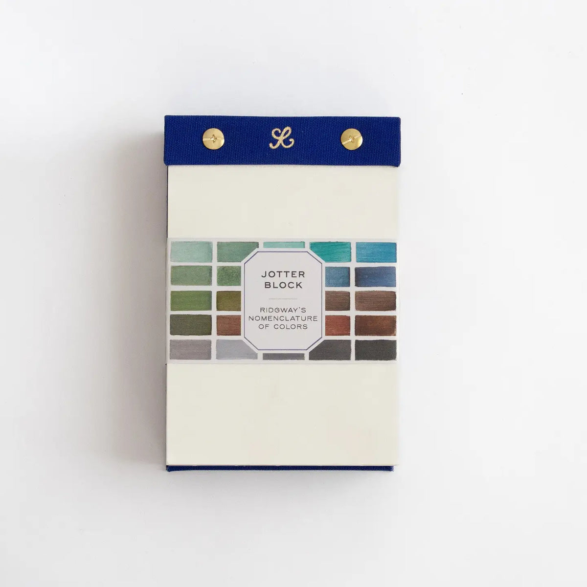 Bring a sense of curiosity and colour to everyday note-taking with this beautifully crafted Jotter Block, inspired by Ridgway’s Nomenclature of Colors — the influential 1886 colour reference guide created by ornithologist Robert Ridgway to help describe the colours of birds, plants, and the natural world with greater precision. Featuring carefully arranged vintage colour swatches, the design celebrates the artistry and scientific curiosity of historic colour theory.
Thoughtfully reimagined by Roomytown’s d