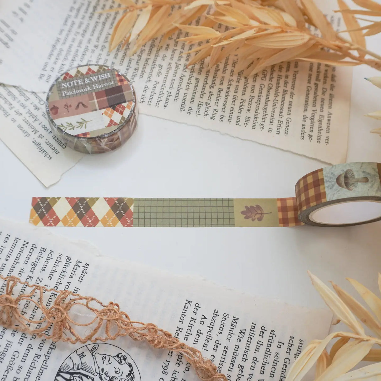 Capture the warmth of autumn in your creative projects with this Patchwork Harvest washi tape! Inspired by our love of autumn, this washi tape is the perfect way to add a cosy touch to your journals and other projects.
Length: 10m
Width: 15mm