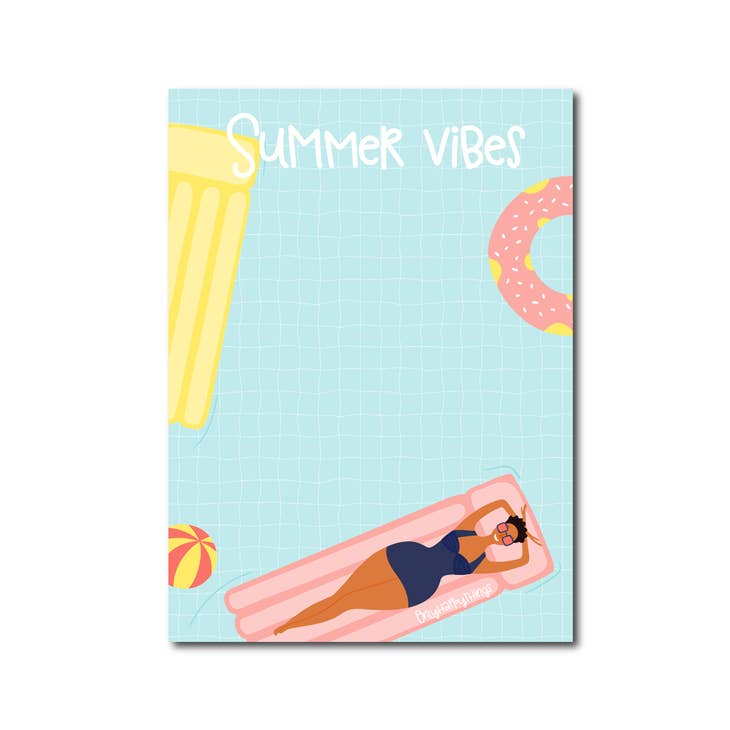 Swimming Pool Notepad A6