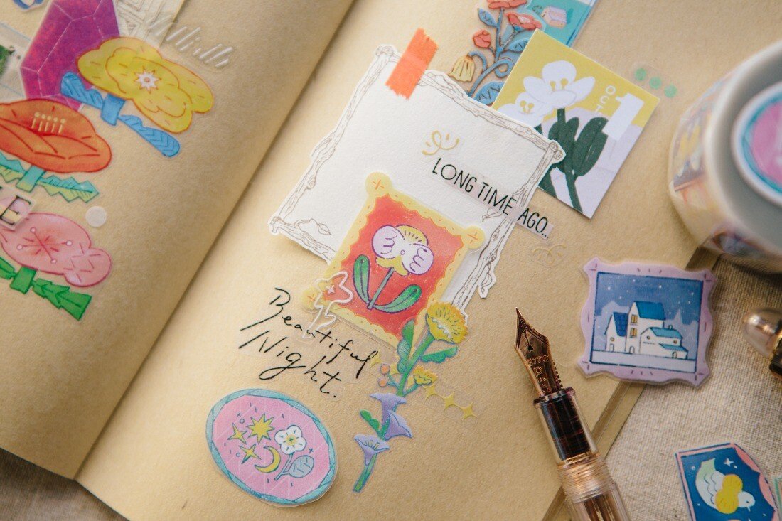 Enjoy these mystical fairy tale themed designs that only come alive during the night time right before bed.
Matte PET Tape
Width: 4.4cm / Length: 10m
88 cm per cycle