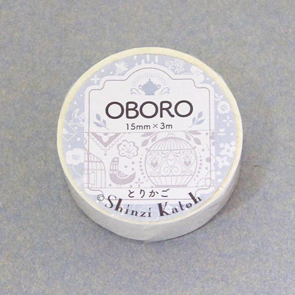 Oboro Birdcage White Washi Tape