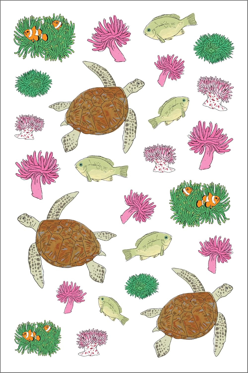 Fans can't get enough of Julia Rothman's acclaimed illustrations from her best-selling book, Ocean Anatomy, and now they can put them anywhere they want with more than 750 stickers depicting birds, fish, lobsters, snails, sharks, jellyfish, and much more.
Author: Rothman, Julia
PubDate: 44775
Number of Pages: 56
Dimensions: 9 in H | 6 in W | 0.4 in T | 0.4 lb Wt
Publisher Name: Storey Publishing, LLC
Format Description: Paperback