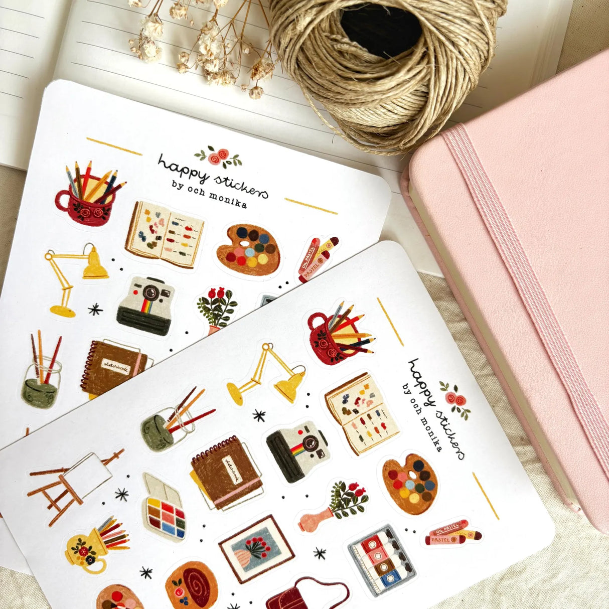 A sticker sheet full of cute little stickers perfect for planners, journals, or scrapbooking ❤