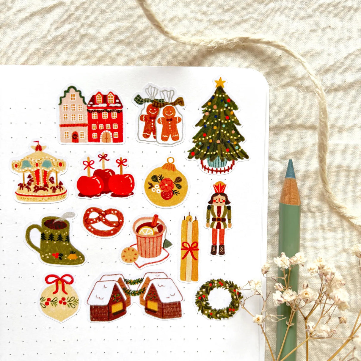 A sticker sheet full of cute little stickers perfect for planners, journals, or scrapbooking ❤