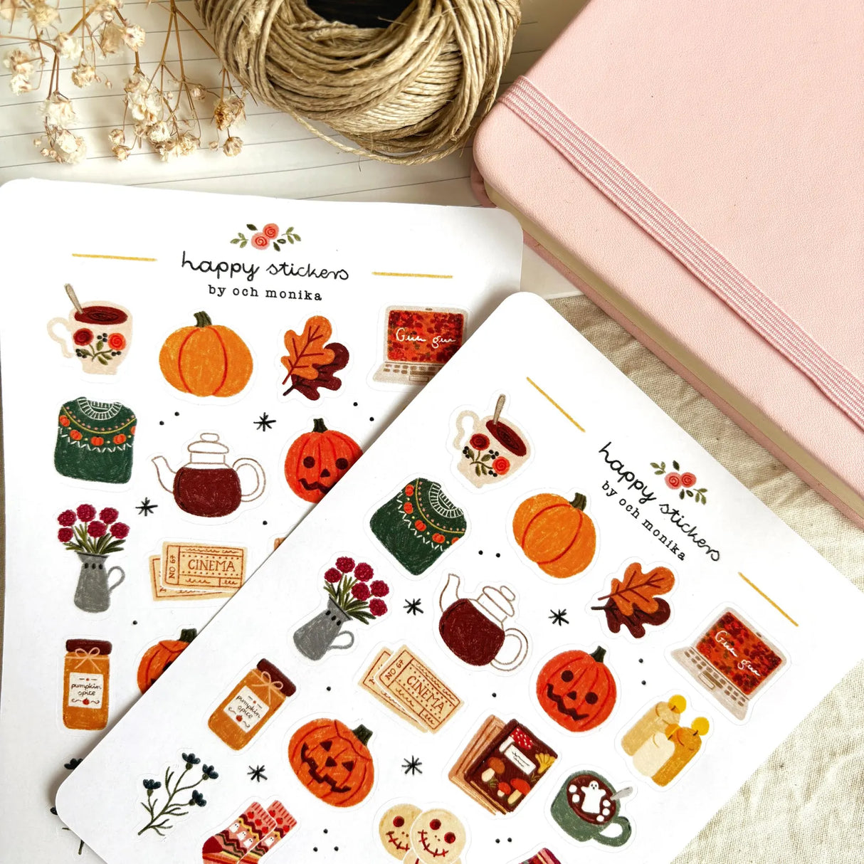 A sticker sheet full of cute little stickers perfect for planners, journals, or scrapbooking ❤